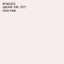 #F9ECED - Fair Pink Color Image